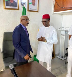 Senator Mamora and Professor Ndubuaku